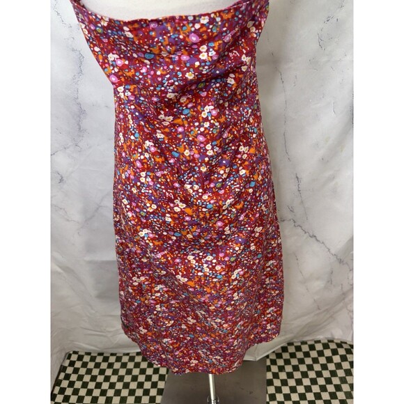Vintage Todd Oldham Y2k Halter Dress 7 M Ditsy Floral Midi 2000s Fairy TO2 - Picture 11 of 16